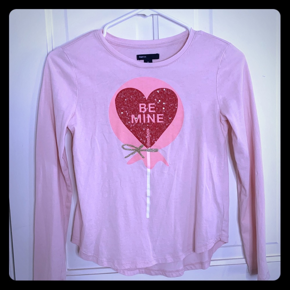 GAP girl Valentine XL tee